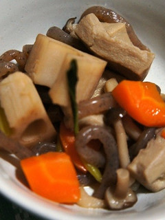 高野豆腐とこんにゃくの煮物-レシピのメイン写真