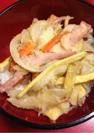 カリッサクッ♪根菜と魚ソのかき揚げ-レシピのメイン写真