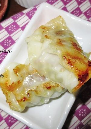 にんにくカレー風味☆うち人気の餃子-レシピのメイン写真