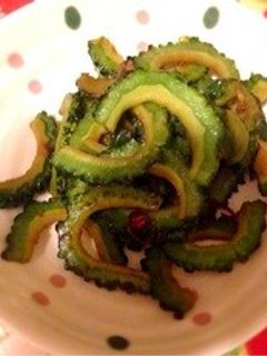 やみつき★ゴーヤのピリ辛炒め-レシピのメイン写真