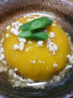 かぼちゃの煮物~鶏そぼろあんかけ~-レシピのメイン写真