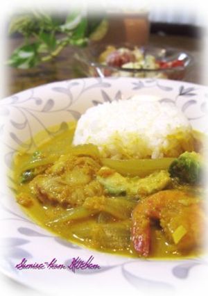 エビと帆立のココナッツ・レモンカレー-レシピのメイン写真