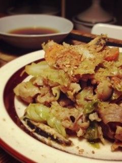 豚肉&キャベツ&椎茸の簡単ゴマ味噌炒め-レシピのメイン写真