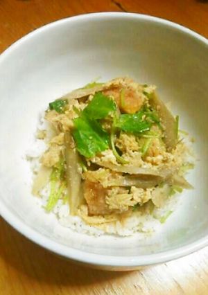 ごぼう&おからヘルシーカツ丼ゴマ風味-レシピのメイン写真