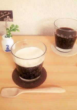 コーヒーゼリー*寒天diet-レシピのメイン写真