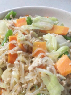 白滝入り野菜のニンニク醤油炒め-レシピのメイン写真