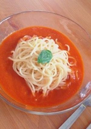 暑〜い夏に♡ガスパチョパスタ-レシピのメイン写真