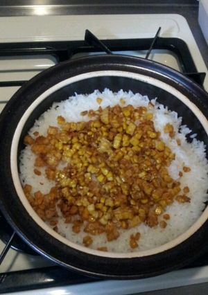 夏!コーンバターで土鍋ご飯-レシピのメイン写真