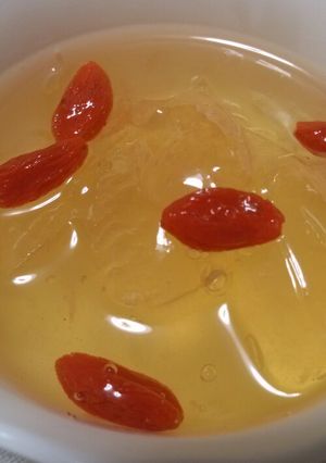トマトの透明ゼリー☆オーギョウチ風に-レシピのメイン写真