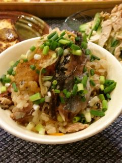 秋香る!超簡単!秋刀魚の炊き込み御飯-レシピのメイン写真