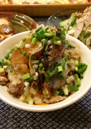 秋香る!超簡単!秋刀魚の炊き込み御飯-レシピのメイン写真