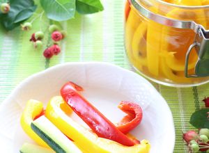 夏野菜deピクルス✿パプリカ＆ズッキーニ-レシピのメイン写真