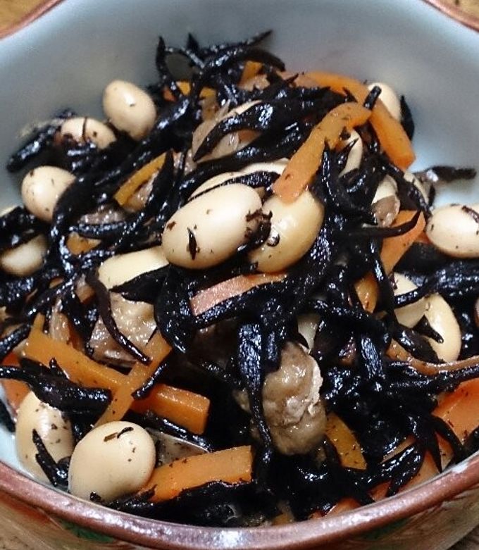 ひじきの煮物～大豆入り～ by モーリー食堂 【クックパッド】 簡単