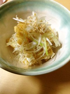 長ネギと油あげのナムル-レシピのメイン写真