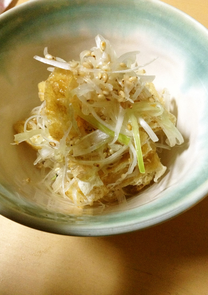 長ネギと油あげのナムル-レシピのメイン写真