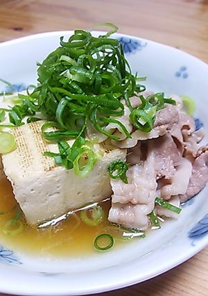青葱と生姜の肉豆腐-レシピのメイン写真