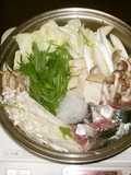 我が家の定番鍋　魚（うお）すき