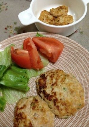 離乳食にも！卵なし野菜豆腐ハンバーグ-レシピのメイン写真