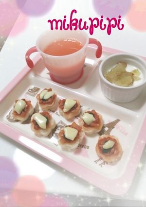 【離乳食】ベビー・ピザトースト-レシピのメイン写真
