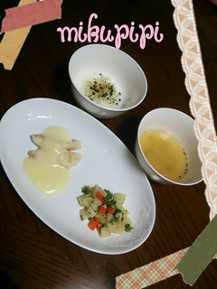 【離乳食】白身魚のムニエル-レシピのメイン写真