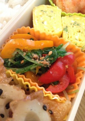お弁当に彩りのいい和え物-レシピのメイン写真