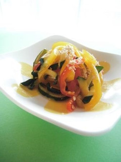 夏野菜の胡麻金平-レシピのメイン写真