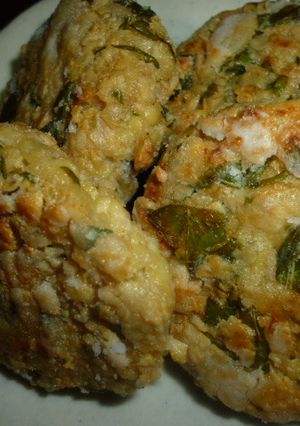 大豆とバジルのつくね揚げ-レシピのメイン写真