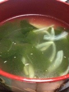 わかめスープ♡-レシピのメイン写真