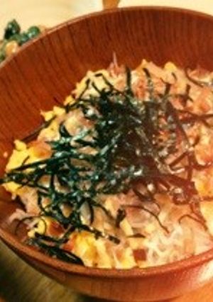 ちびっ子も大好きシラス丼-レシピのメイン写真