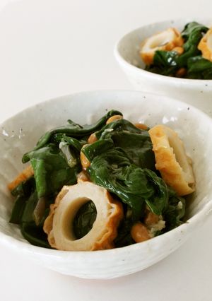 体元気に！つるむらさき納豆チクワの酢の物-レシピのメイン写真