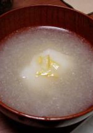お餅のかぶらあんかけ-レシピのメイン写真