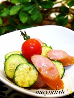 ウインナー&キュウリの中華ドレサラダ-レシピのメイン写真