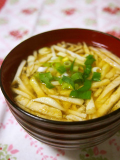 ふんわりナスの味噌汁-レシピのメイン写真