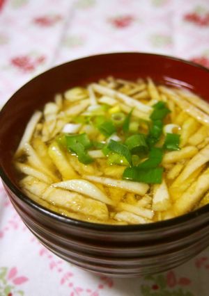 ふんわりナスの味噌汁-レシピのメイン写真