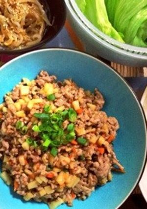 超簡単！豚ひき肉のレタス包み-レシピのメイン写真