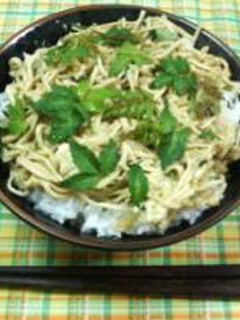 細切り豆腐の玉子とじ丼-レシピのメイン写真