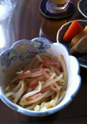 超簡単!もやしとハムの和え物-レシピのメイン写真