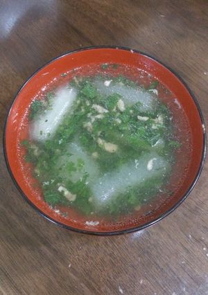 冬瓜とモロヘイヤのスープ-レシピのメイン写真