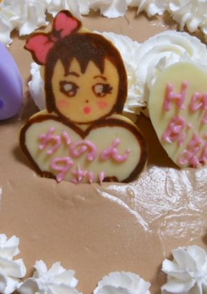 チョコでプレート(キャラチョコ)-レシピのメイン写真