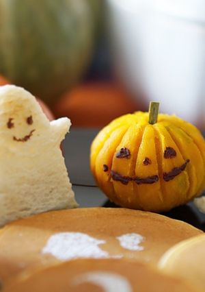 ハロウィン♪かぼちゃの茶巾-レシピのメイン写真