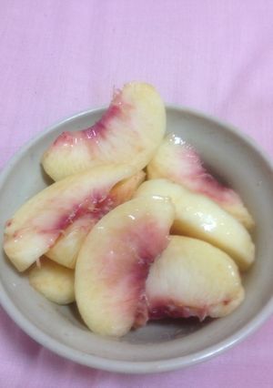 桃のカットフルーツ-レシピのメイン写真