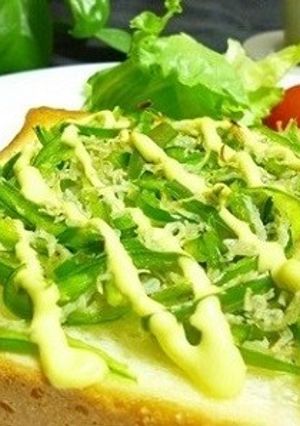じゃこピートースト★柚子こしょうマヨ風味-レシピのメイン写真