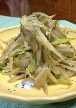 シンプル炒め*ごぼう&ねぎ*-レシピのメイン写真