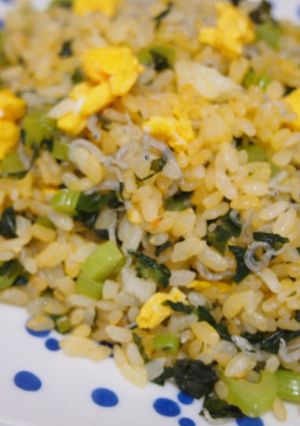 ☆じゃこと野沢菜の和風チャーハン☆-レシピのメイン写真
