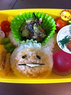 キャラ弁♡白うさぎなめこ♡-レシピのメイン写真