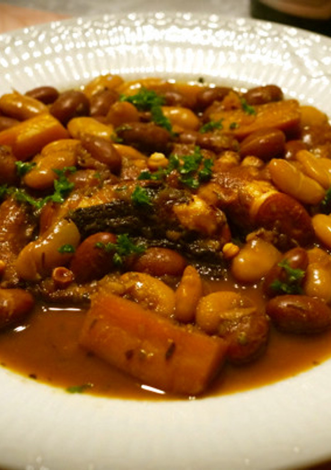 タコと豆の煮込み-レシピのメイン写真
