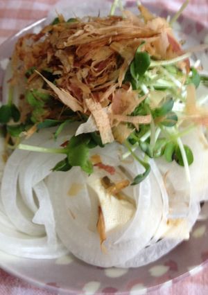 豆腐と玉ねぎ-レシピのメイン写真
