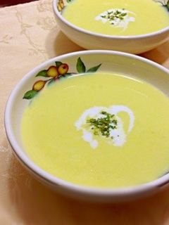 茹でとうもろこしで作るコーンスープ-レシピのメイン写真