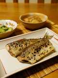 美味しい☆秋刀魚の胡麻塩麹焼き