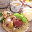 さつま芋とチキンの豆乳カレースープ